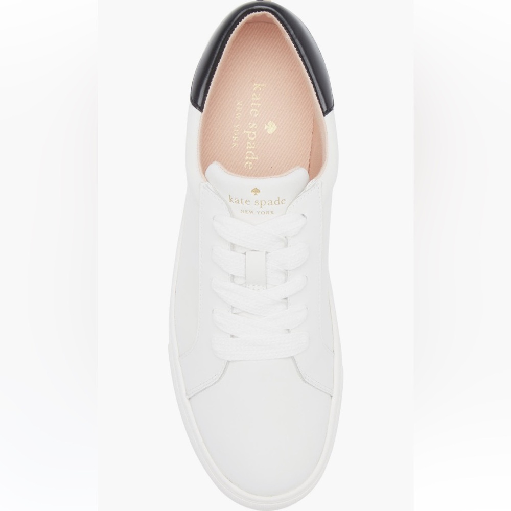 Kate Spade Women's Adora Sneakers in White and Black